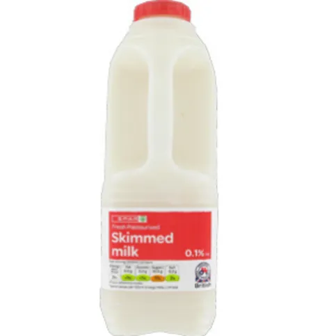 SPAR Skimmed Milk 1ltr