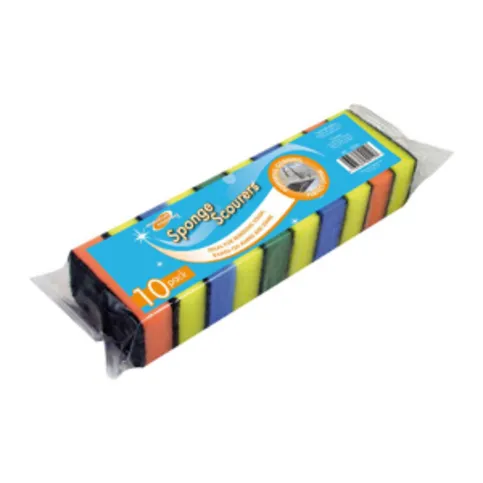 Sponge Scourers 10 Pack