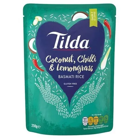 Tilda Microwave Coconut & Lemongras 250g