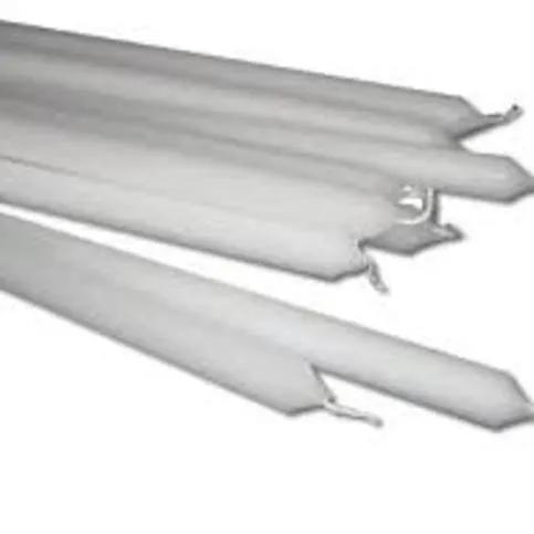 White Household Candles 6pk
