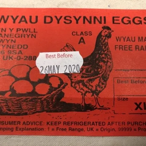 Wyau Dysynni Extra Large Eggs 6s