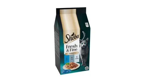 Sheba F&Fine Mixed Selection in Gravy 50g 6 pack