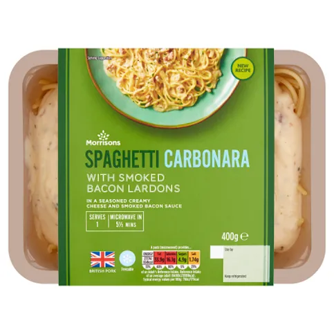 Reduced - Morrisons Spaghetti Carbonara 400g