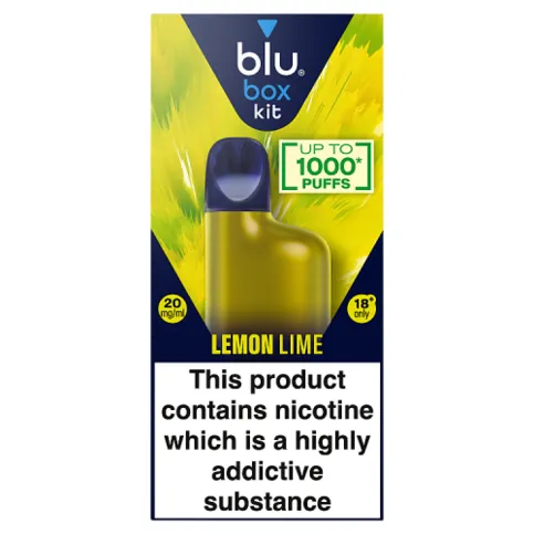 Reduced - blu box kit Lemon Lime 20mg/ml