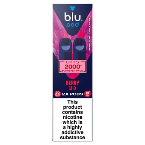 Reduced - blu pod Berry Mix 20mg/ml 2 x 2ml