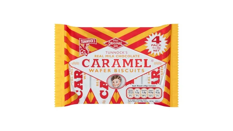Tunnock's Caramel Wafer 4 pack