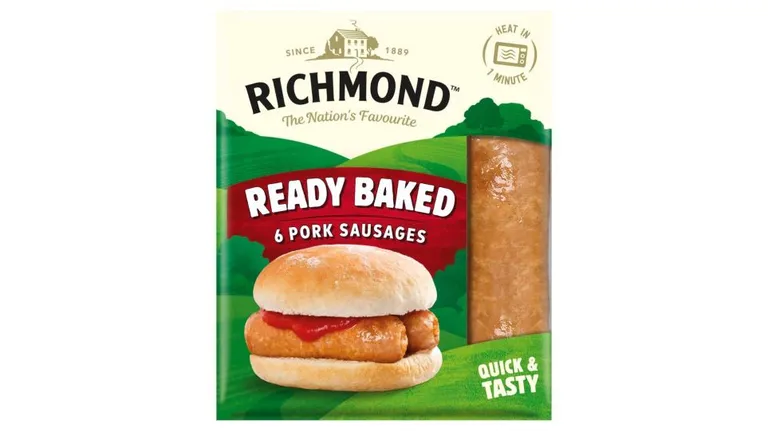 Richmond Ready Baked 6 Pork Sausages 264g