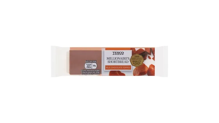 Tesco Millionaire's Shortbread 50g