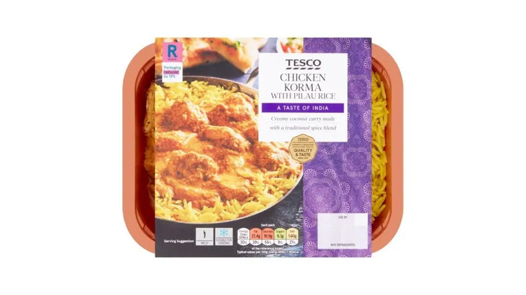 Tesco Chicken Korma with Pilau Rice 400g