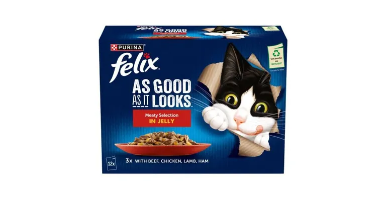 Felix AGAIL Meaty Selection in Jelly 85g 12 pack