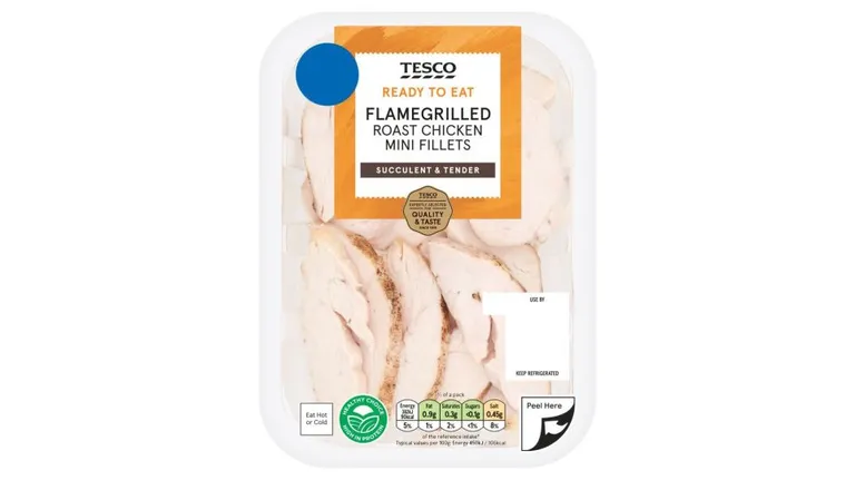 Tesco Ready To Eat F/G Chicken Mini Fillets 160g