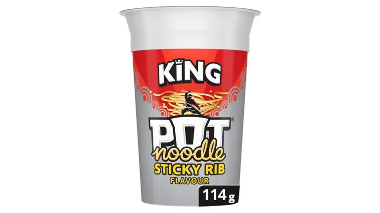 Pot Noodle King Pot Sticky Rib 114g (402197)