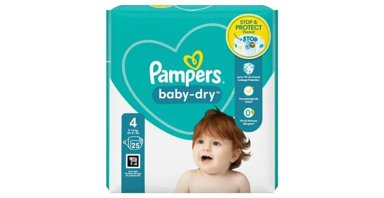 Pampers Baby-Dry Size 4 25's