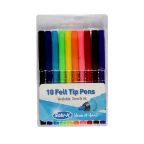 10 FELT TIP PENS