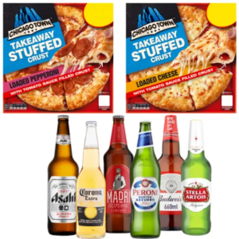 £10 Pizza & Bottled Beer Deal
