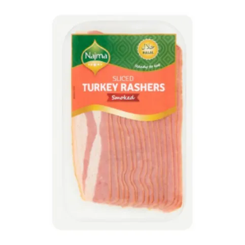150g Najma Halal Turkey Rashers