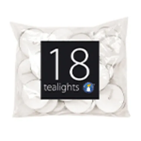 18PK TEA LIGHT CANDLES
