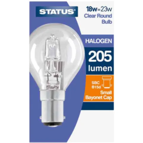 Status 18W ( 23W ) Golfball Halogen Round Energy Saving