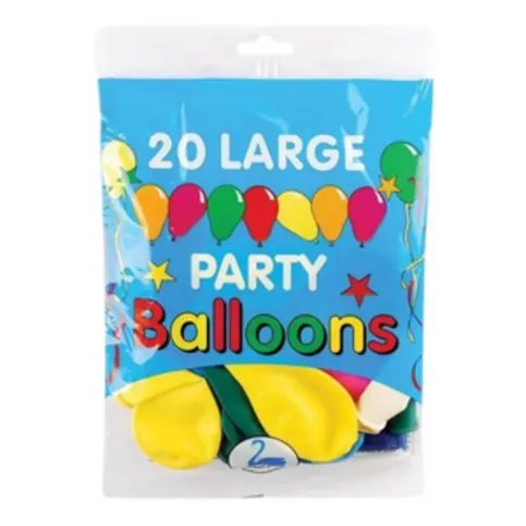 Large Party Balloons 20 Pack