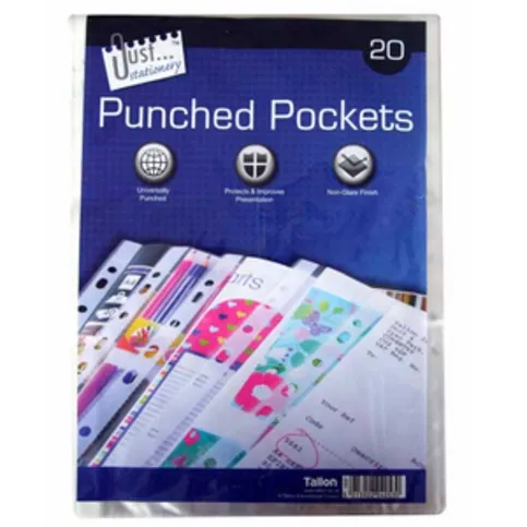 20 Punched Pockets