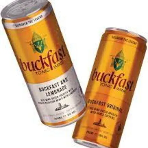 2X BUCKFAST & LEMONADE 250ML CANS