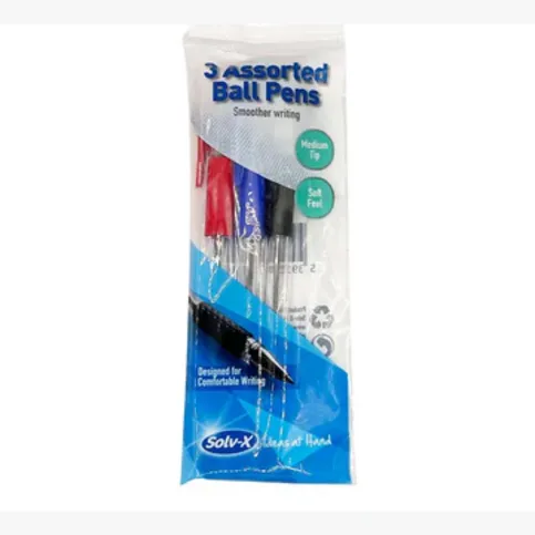 3 ASSORTED BALL PENS