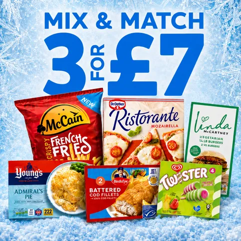 3 for £7 Mix n Match
