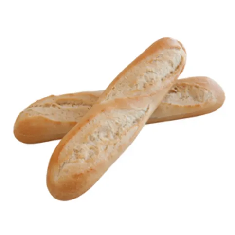 3 White Demi Baguettes