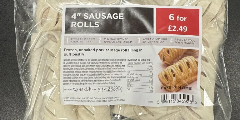 4" Sausage Rolls - 6 Pack 