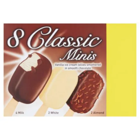 8 Classic Minis Ice Cream