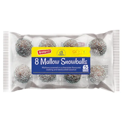 Bobbys 8 Mallow Snowballs