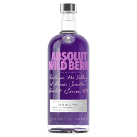Absolut Wild Berri Berry Flavoured Vodka 70cl