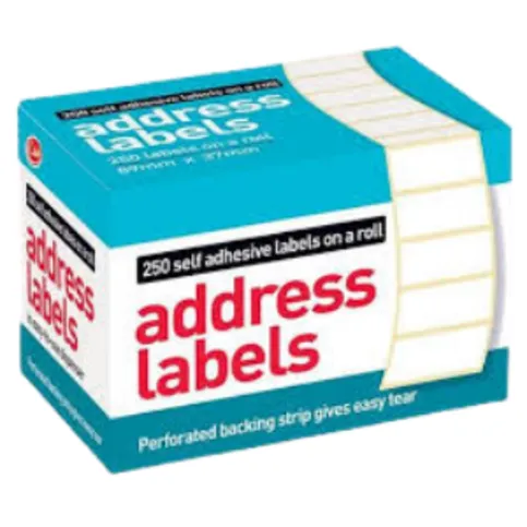 Address label
