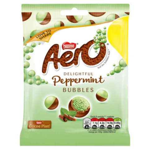 Aero Peppermint Bubbles Bag