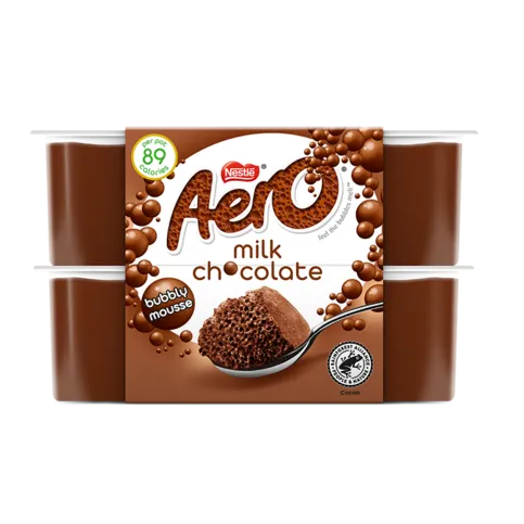 Aero Milk Chocolate 4x59g