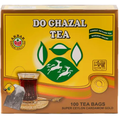 Do Ghazal Ceylon Cardamom Gold 100 Tea Bags