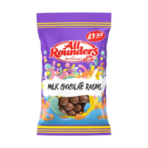 All Rounders Chocolate Rasins 150g