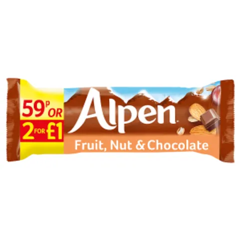 Alpen Fruit & Nut Chocolate Bar 29g