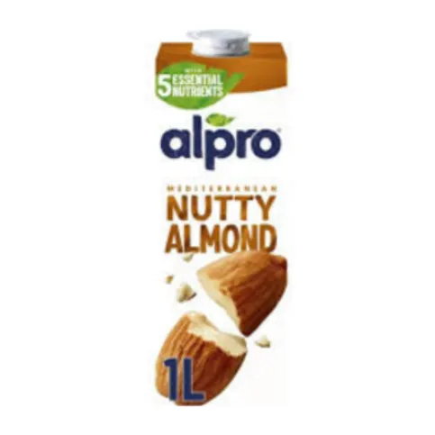 Alpro No Sugar Dairy Free Nutty Almond Drink 1L
