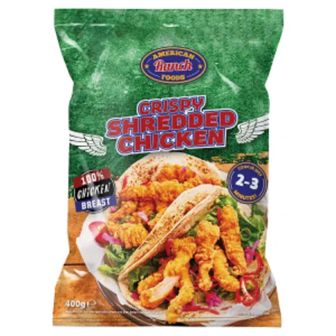 American Ranch Foods Crispy Shredded Chicken 400g