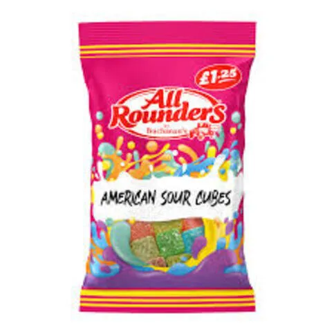 All Rounders American Sour Cubes 110g