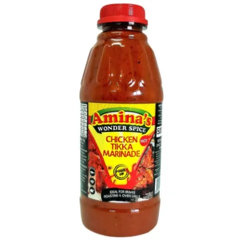 Amina's Wonder Spice Chicken Tikka Marinade Hot 500ml