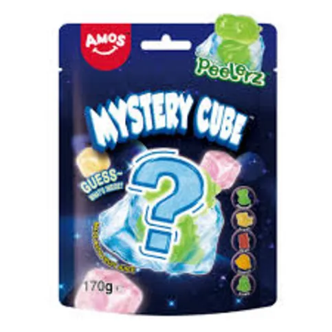 Amos Peelers Mystery Cube Jelly Sweets 1000g