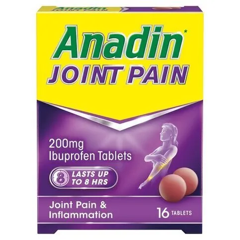 Anadin Joint Pain 200mg Ibuprofen 16 Tablets