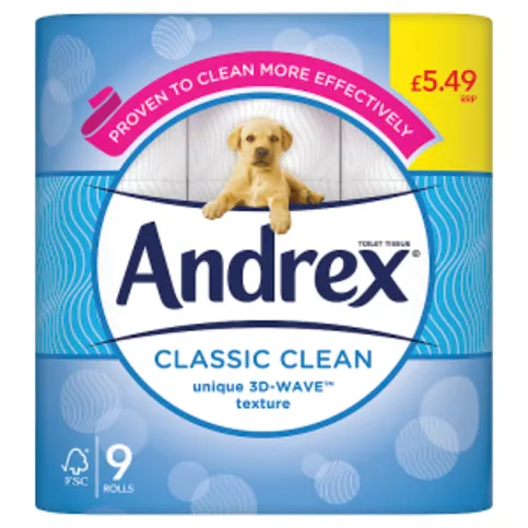 Andrex Classic Clean Pm 5.49 9roll