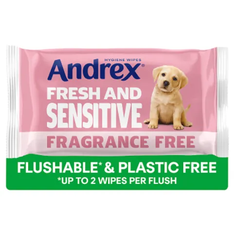 Andrex Fresh and Sensitive Hygiene Wipes