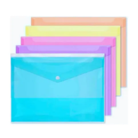 Anker A4 Carry Folders Assorted Colours 3 Pack