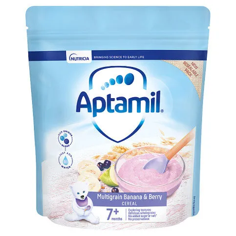 Aptamil Multigrain Banana & Berry Baby Cereal 200g