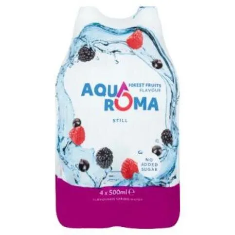 AquaRoma Still Forest Fruit Flavour 4 Pack