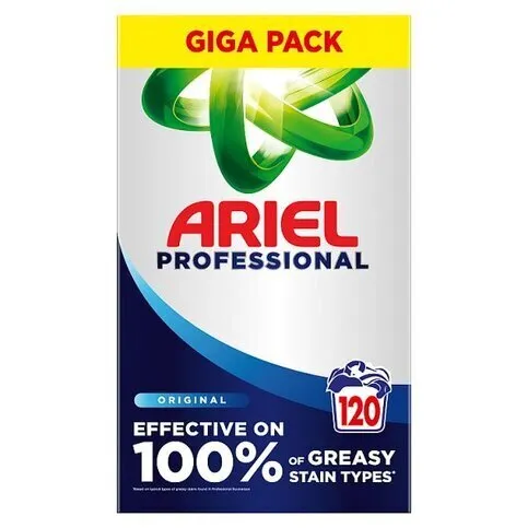 Ariel Professional Washing Powder Laundry Detergent Original 120 washes, 6.6kg